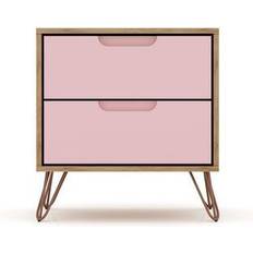 Manhattan Comfort Rockerfeller Bedside Table 44.8x51cm