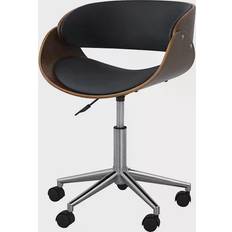 Faux Leathers Office Chairs Teamson Home Curved Office Chair 51cm