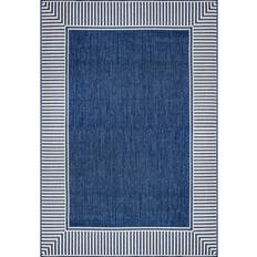 Stripes Carpets Nuloom Asha Simple Border 96x120"