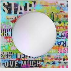 Empire Art Direct Star Round Beveled Wall Mirror 91.4x91.4cm