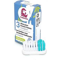 Veganske Tandbørstehoveder Lamazuna Toothbrush Heads Medium 3-pack