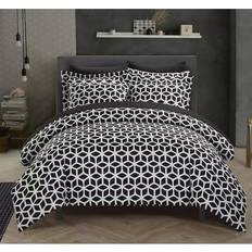 Chic Home Elizabeth Duvet Cover Black (264.16x228.6cm)