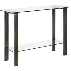 Glasses - Gray Furniture Hudson & Canal Asta Console Table 14x42"