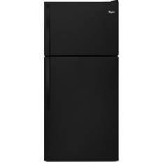 Freestanding Fridge Freezers - Top Freezer Whirlpool WRT148FZDB Black