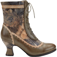 Multicolor Botas de Encaje Spring Step Bewitch - Green