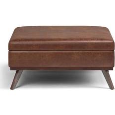 Leathers Coffee Tables Simpli Home Owen Coffee Table 40.2x40.2"