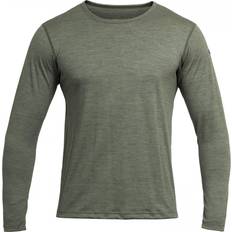 Grønne - Herre Superundertøy Devold Breeze Merino 150 Shirt Men - Lichen Melange