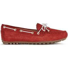 Wildleder Segelschuhe Geox Leelyan - Red/White