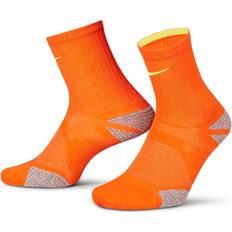 Herre - Løb - Orange Strømper Nike Racing Ankle Socks Unisex - Safety Orange/Volt