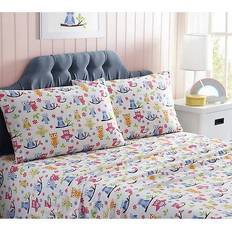 Pillowcases Kute Kids Owls Queen Sheet Set