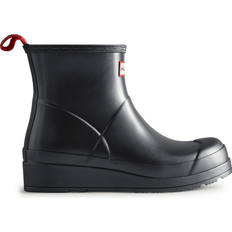 Silver - Women Rain Boots Hunter Play Short Nebula - Black