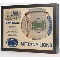 NCAA Penn State Nittany Lions StadiumViews 3D Framed Art 64.8x49.5cm