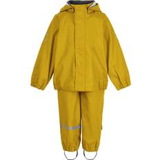 Mikk-Line PU Rain Set with Suspenders - Sunflower (33145)