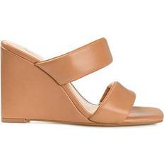 Foam Heeled Sandals Journee Collection Kailee - Tan