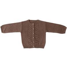 1-3M - Jungen Cardigans That's Mine Frances Cardigan - Cocoa