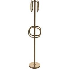 Allied Brass Towel Stand with 4 Integrated Towel Rings (TS-40T-BBR)
