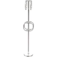 Allied Brass Towel Stand with 4 Integrated Towel Rings (TS-40T-PC)