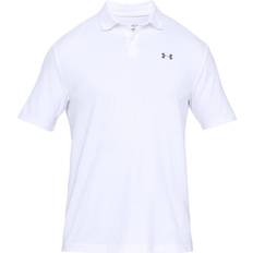 Under Armour Elastane/Lycra/Spandex Polos Under Armour Performance 2.0 Polo Shirt - White/Grey