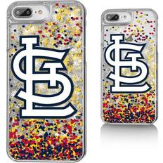 Strategic Printing St. Louis Cardinals iPhone 6 Plus/6s Plus/7 Plus/8 Plus Sparkle Gold Glitter Case