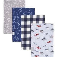 Trend Lab Sky Traveler Flannel Blankets 4-pack