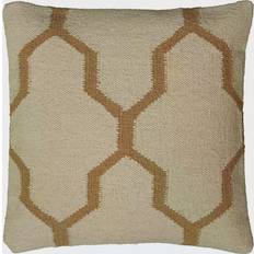 Rizzy Home Quatrefoil Complete Decoration Pillows Beige (45.72x45.72cm)