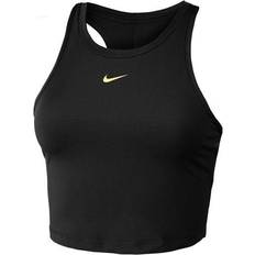 Nike Dri-Fit One Luxe Slim Fit Tank Top Women - Black/Metallic Gold