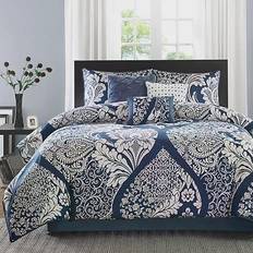 Madison Park Vienna Bed Linen Blue (228.6x228.6cm)