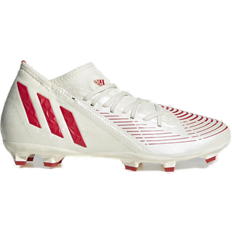 Predator edge.3 fg adidas Predator Edge.3 FG - Off White/Vivid Red/Gold Metallic