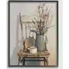 Stupell Industries Vintage Rustic Things Neutral Painting Framed Art 50.8x40.6cm