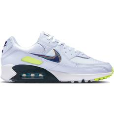 Nike Air Max 90 M - White/Volt/Football Grey/Blackened Blue