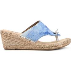 Espadrilles White Mountain Beachball - Blue Tie-Dye