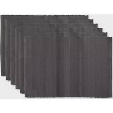 Design Imports Ribbed Bordstablett Grå (48.26x33.02cm)