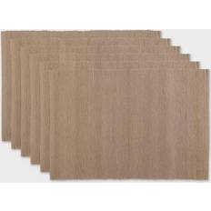 Hemtextil Design Imports Ribbed Bordstablett Brun (48.26x33.02cm)