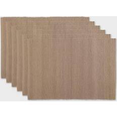 Place Mats Design Imports Ribbed Place Mat Brown (48.26x33.02)