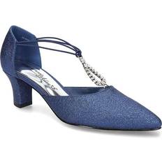 Low Heel - Women Heels & Pumps Easy Street Moonlight - Navy Glitter