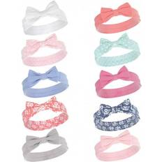 Spandex Headbands Hudson Knot Bow Headbands 10-pack - Pastel Floral