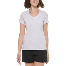 Calvin Klein Women T-shirts Calvin Klein Performance Embroidered Logo T-shirt - Optic Heather