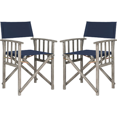 Blue Patio Chairs Safavieh Laguna 2-pack Director's Chair