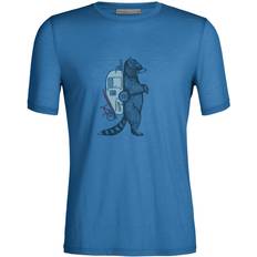 Icebreaker Tech Lite II Waschbar Wandering T-shirt - Azul