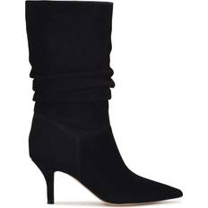 Nine West Slip-On High Boots Nine West Mycki - Black