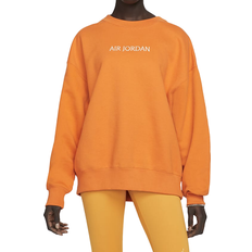Nike Women Air Jordan Crew Neck Sweater - Starfish/Sail