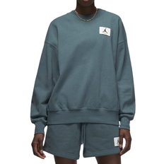 Nike Women's Jordan Essentials Crew Neck Fleece Sweatshirt - Ash Green