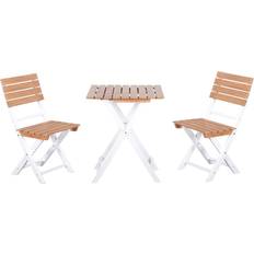 Wood Bistro Sets OutSunny 84B-789ND Bistro Set, 1 Table incl. 2 Chairs