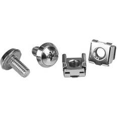 Cage nuts m6 StarTech StarTech.com M6 Rack Screws and M6 Cage Nuts M6 Nuts and Screws 20 Pack rack screws and nuts