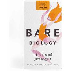 Bones Fatty Acids Bare Biology Life & Soul Pure Omega-3 120 pcs