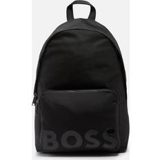 HUGO BOSS Backpacks HUGO BOSS Large Logo Zip -UP Backpack - Black