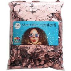 Gul Konfetti Globos Konfetti Roséguld Metallic Runde 250 gram
