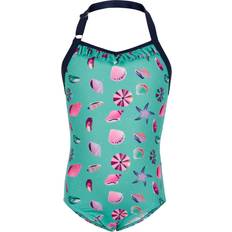 122 Badeanzüge Color Kids Girls Swimsuit With Headband - Lila