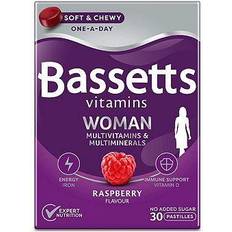 Vitamins & Supplements Bassetts Vitamins Woman Raspberry Flavour 30 Pastilles