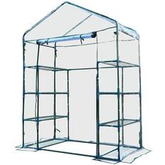 Greenhouses OutSunny Portable Greenhouse 143x73cm Stainless steel PVC Plastic